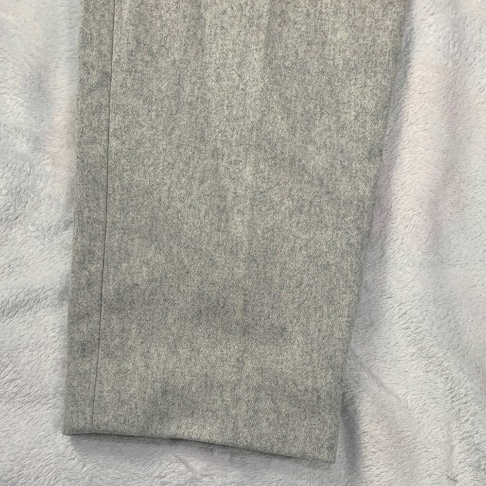 Coach size 4 high waist pleated front Gray Wool Pants nwot - Picture 4 of 13